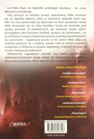 Ścigana. Akta Nikki Boyd - Lisa Harris [KSIĄŻKA]