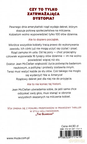 Vox - Christina Dalcher [KSIĄŻKA]