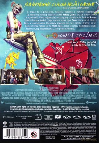 Ptaki Nocy i Fantastyczna Emancypacja Pewnej Harley Quinn [DVD]