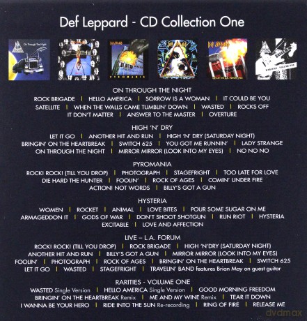 Def Leppard: The CD Box Set: Volume One (Limited) [7CD]