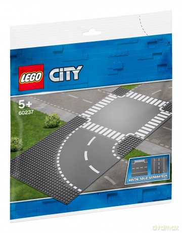 LEGO CITY Zakręt i skrzyżowanie (60237) [KLOCKI]