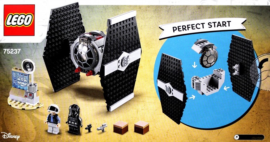 LEGO STAR WARS Atak myśliwcem TIE (75237) [KLOCKI]