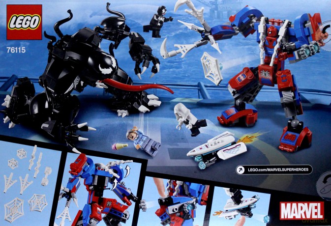 LEGO SUPER HEROES Pajęczy Mech kontra Venom (76115) [KLOCKI]