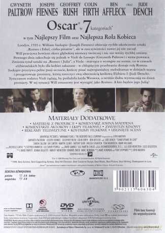 Zakochany Szekspir (Platinum Collection) [DVD]