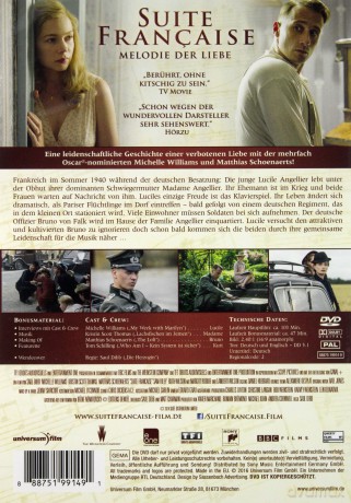 Suite Francaise (Francuska suita) [DVD]