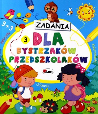 Dla bystrzaków przedszkolaków 3 - Opracowanie zbiorowe [KSIĄŻKA]