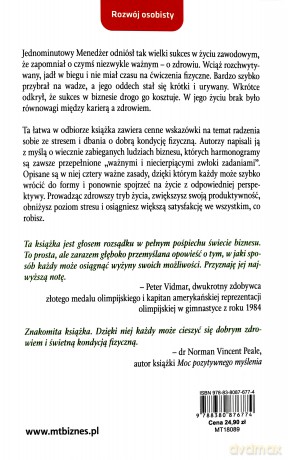 Jednominutowy menedżer. Równowaga życia i pracy. Zdrowy tryb życia kluczem do sukcesu - Ken Blanchard [KSIĄŻKA]
