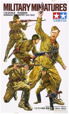 Model plasikowy Rosyjska piechota szturmowa 1941-1942