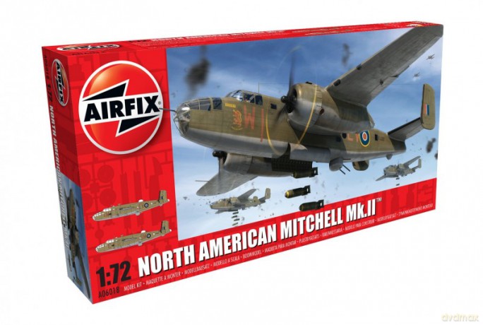 Model plastikowy Bombowiec North American Mitchell Mk.II