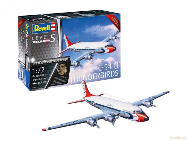 Model plastikowy C-54D Thunderbirds Edycja Platinum