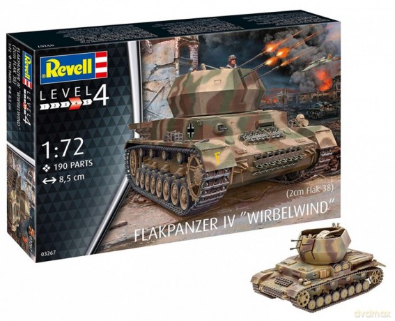 Model plastikowy Flakpanzer IV Wirbelwind 2cm
