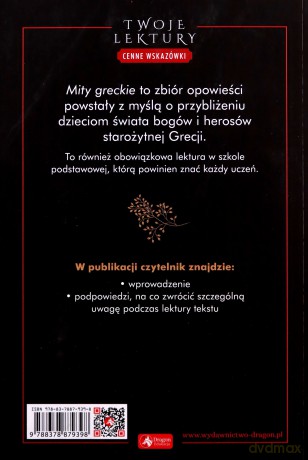 Mity greckie. Twoje lektury [KSIĄŻKA]