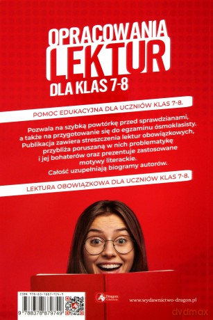 Opracowania lektur dla klas 7-8 - Katarzyna Zioła-Zemczak, Anna Lasek [KSIĄŻKA]