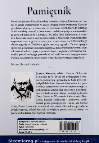 Pamiętnik - Janusz Korczak [KSIĄŻKA]