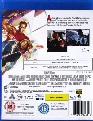 Last Action Hero (Bohater ostatniej akcji) [Blu-Ray]