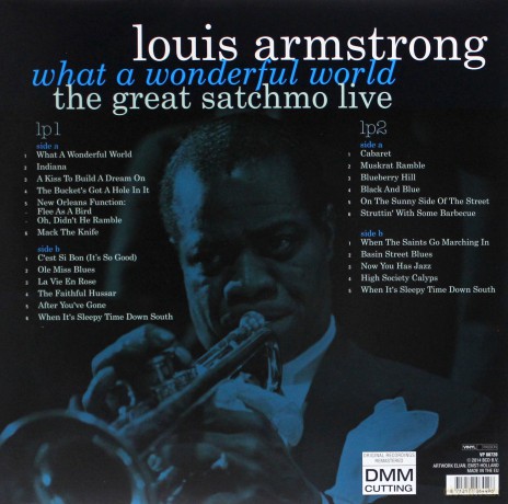 Louis Armstrong: What a Wonderful World, The Great Satchmo Live [2xWinyl]
