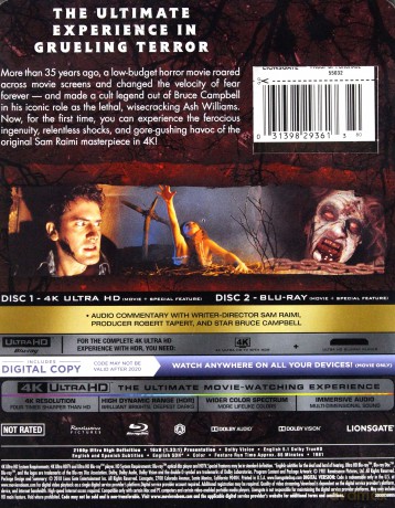 The Evil Dead (Martwe zło) [Blu-Ray 4K]+[Blu-Ray]