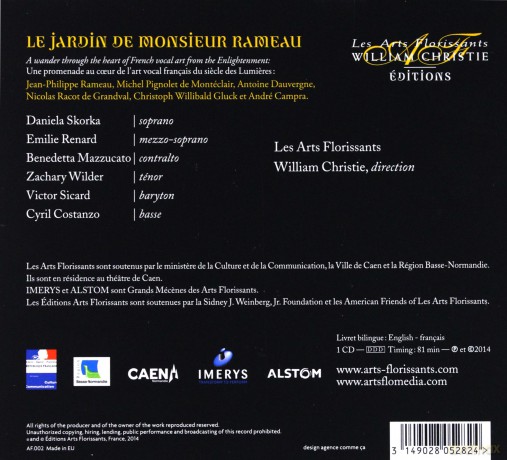 William Christie: Garden of Mr.Rameau [CD]