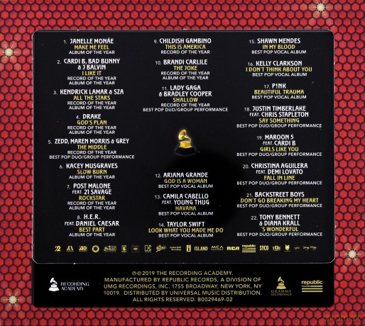 2019 Grammy Nominees [CD]