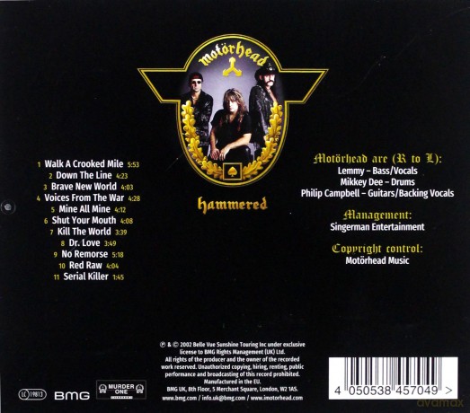 Motorhead: Hammered [CD]