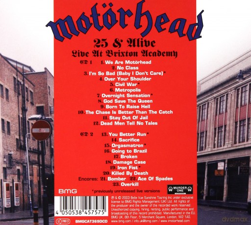 Motorhead: Live At Brixton Academy [2CD]
