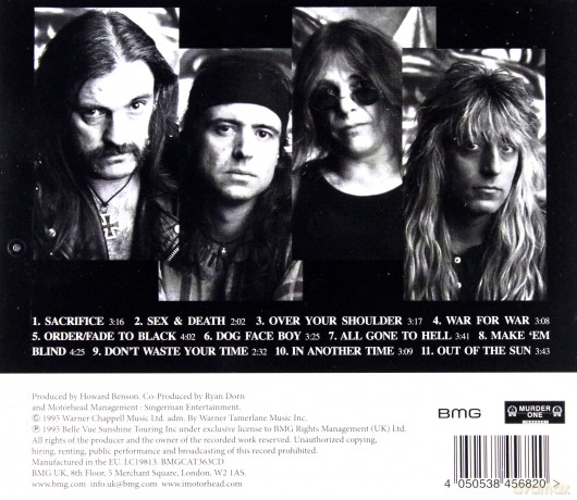 Motorhead: Sacrifice [CD]