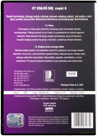07 Zgłoś się 6 (odcinki 12-13) [DVD]