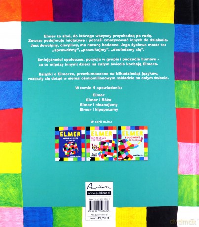 Elmer Słoń w kratkę - David McKee [KSIĄŻKA]