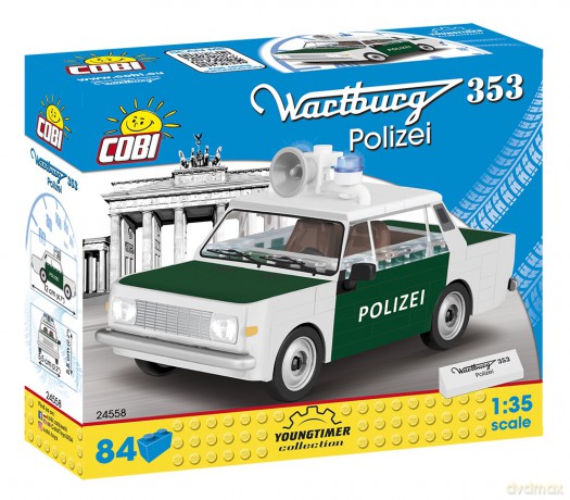 Cars Wartburg 353 Polizei [KLOCKI]