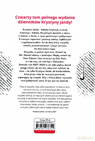 Dziennik 2007-2010 - Krystyna Janda [KSIĄŻKA]