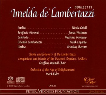 Sir Mark Elder: Donizetti: Imelda De'lambertazzi [2CD]