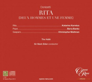 Sir Mark Elder: Donizetti: Rita [CD]