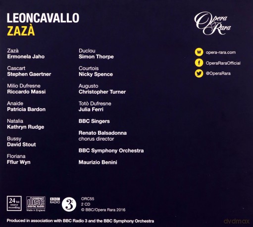 Maurizio Benini: Leoncavallo: Zaza [2CD]