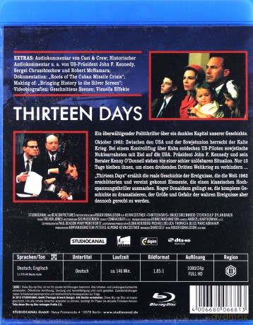 Thirteen Days (Trzynaście dni) [Blu-Ray]