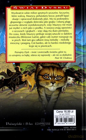 Zadziwiający Maurycy i jego edukowane gryzonie. Świat Dysku (Tom 43) - Terry Pratchett [KSIĄŻKA]