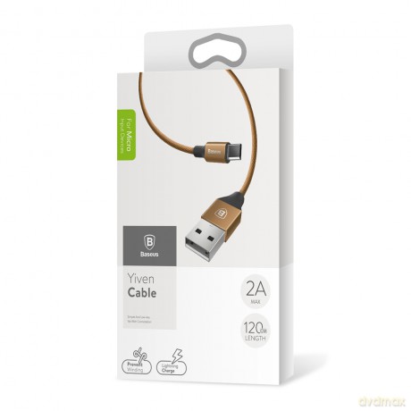 Baseus kabel Yiven (micro-USB | 1,5 m) brązowy 2A