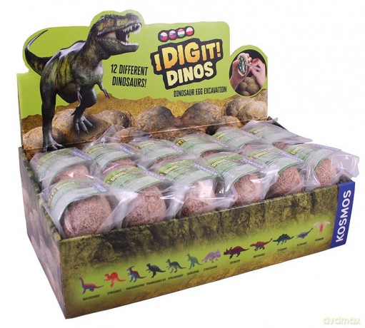Figurki Dino Eggs - Ekspozytor 24 sztuki [FIGURKA]