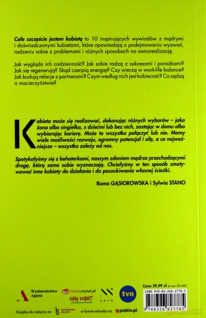 Całe szczęście jestem kobietą - Roma Gąsiorowska, Sylwia Stano [KSIĄŻKA]