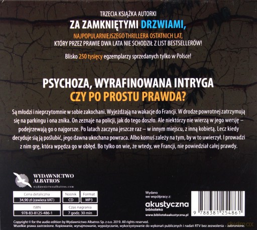 Pozwól mi wrócić - B. A. Paris [AUDIOBOOK]