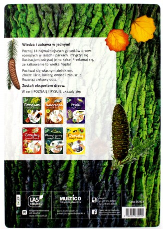 Drzewa naszych lasów. Poznaję i rysuję - Andżelika Bielańska [KSIĄŻKA]