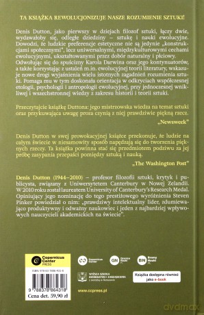 Instynkt sztuki. Piękno, zachwyt i ewolucja człowieka - Denis Dutton [KSIĄŻKA]