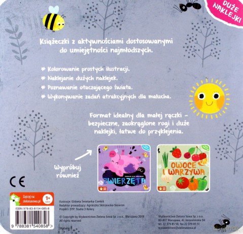 Kolory. Zadania dla malucha [KSIĄŻKA]