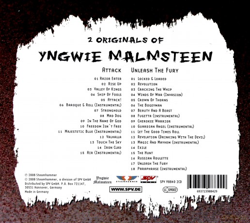 Yngwie Malmsteen: Attack / Unleash [2CD]