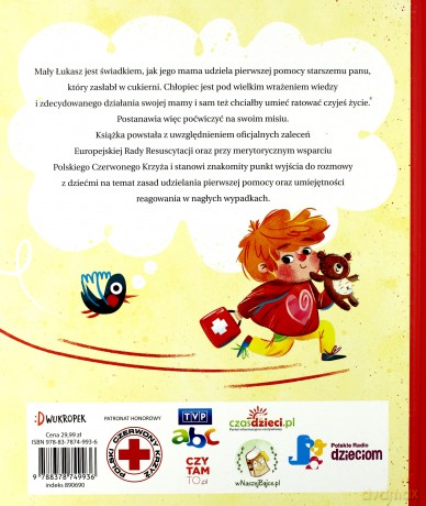 Łukasz ratuje misia czyli jak udzielać pierwszej pomocy - Izabela Michta [KSIĄŻKA]
