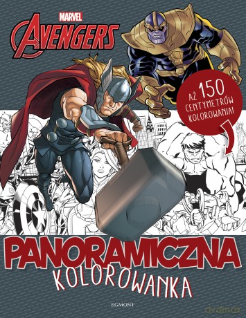 Marvel Avengers. Panoramiczna kolorowanka [KSIĄŻKA]