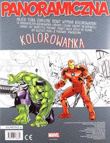 Marvel Avengers. Panoramiczna kolorowanka [KSIĄŻKA]