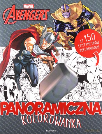 Marvel Avengers. Panoramiczna kolorowanka [KSIĄŻKA]