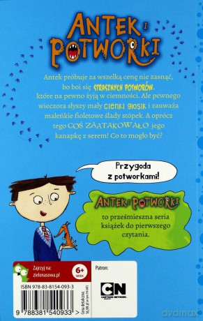 Potworki w ciemności. Antek i potworki (Tom 1) - Zanna Davidson [KSIĄŻKA]