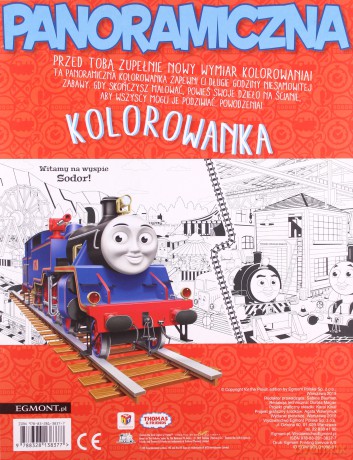 Tomek i Przyjaciele. Panoramiczna kolorowanka [KSIĄŻKA]