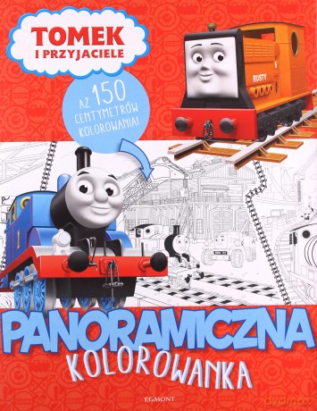 Tomek i Przyjaciele. Panoramiczna kolorowanka [KSIĄŻKA]